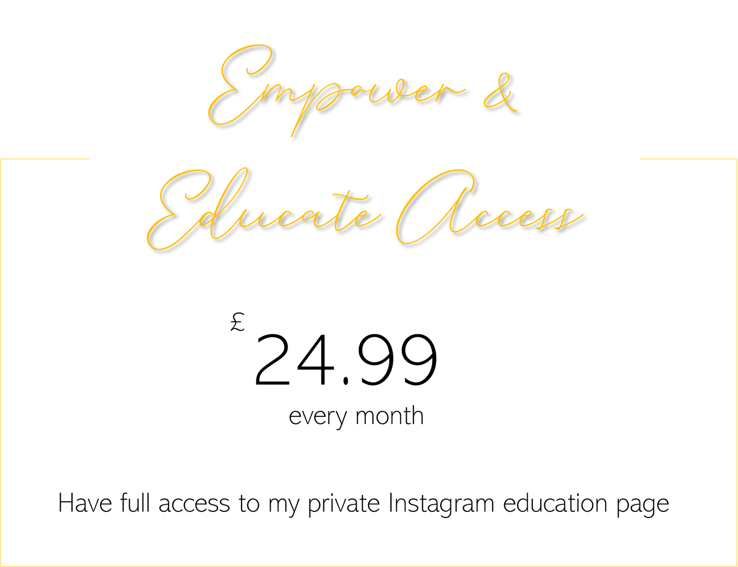 Monthly Plan - Private Instagram Access